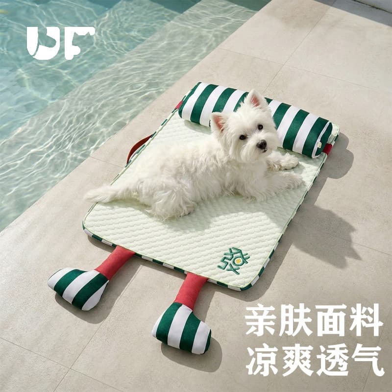 UF Pet legal esteira legal canil verão removível lavável dormir esteira verão aliviar verão gatos cães quatro estações U