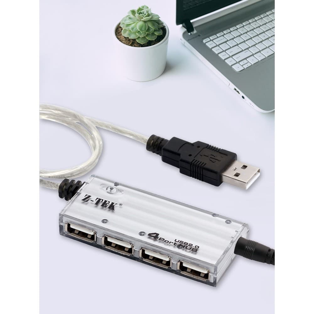 Ztek ZUB-tek USB Splitter HUB Extension 4PORT Porta USB 2.0 HUB ZK033A com Power ztek Suporte Corrente de isolamento de