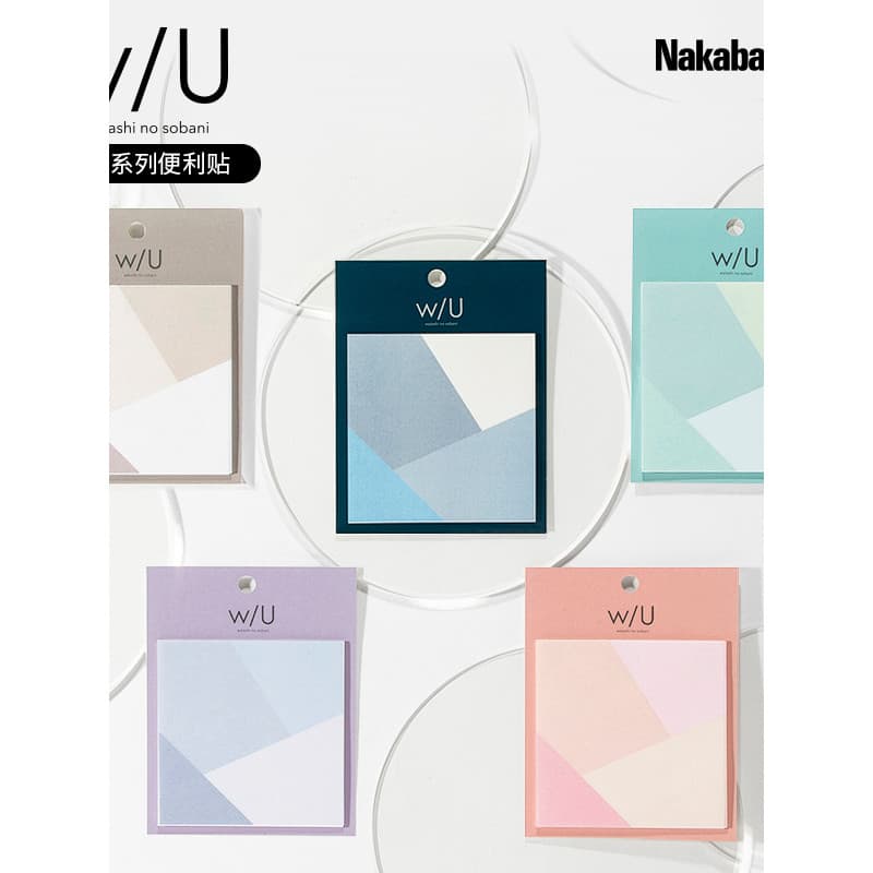 Nakabayashi Zhonglin Notas Post-it transparentes Os alunos usam adesivos de notas Papel de etiqueta de geladeira Papel d