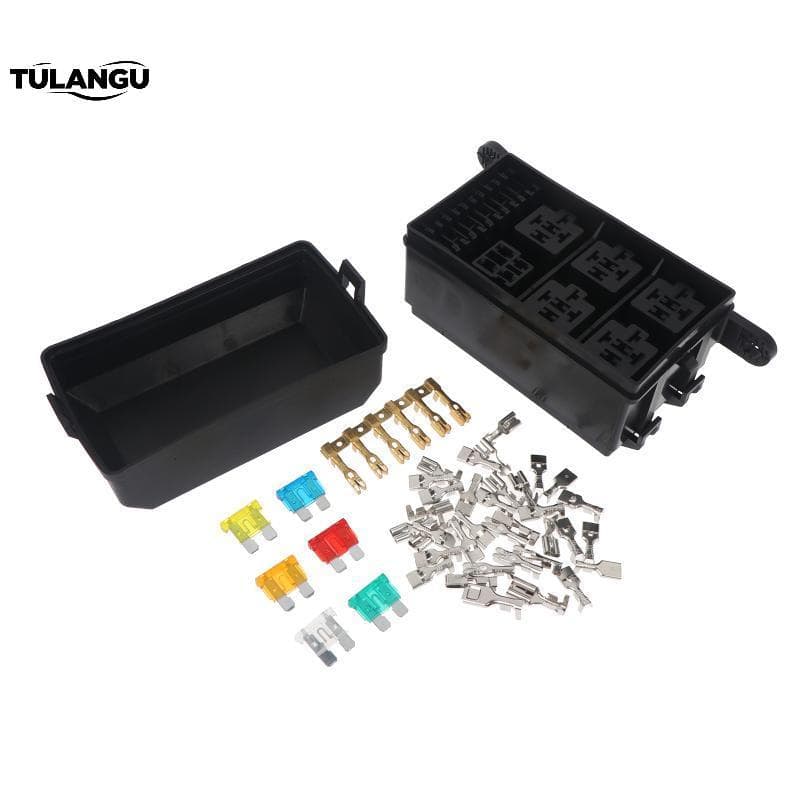 Caixa De Fusíveis De Relé Automotivo TULANGU 4 Relés 6 IP67 À Prova D'água De Choque Para Carro Tru Off-Road SUV BR