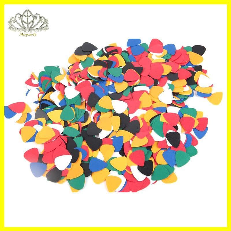 Margu 100 Pcs ABS Acústico Ukulele Baixo Guitarra Elétrica Pis Palhetas Acessórios Erite