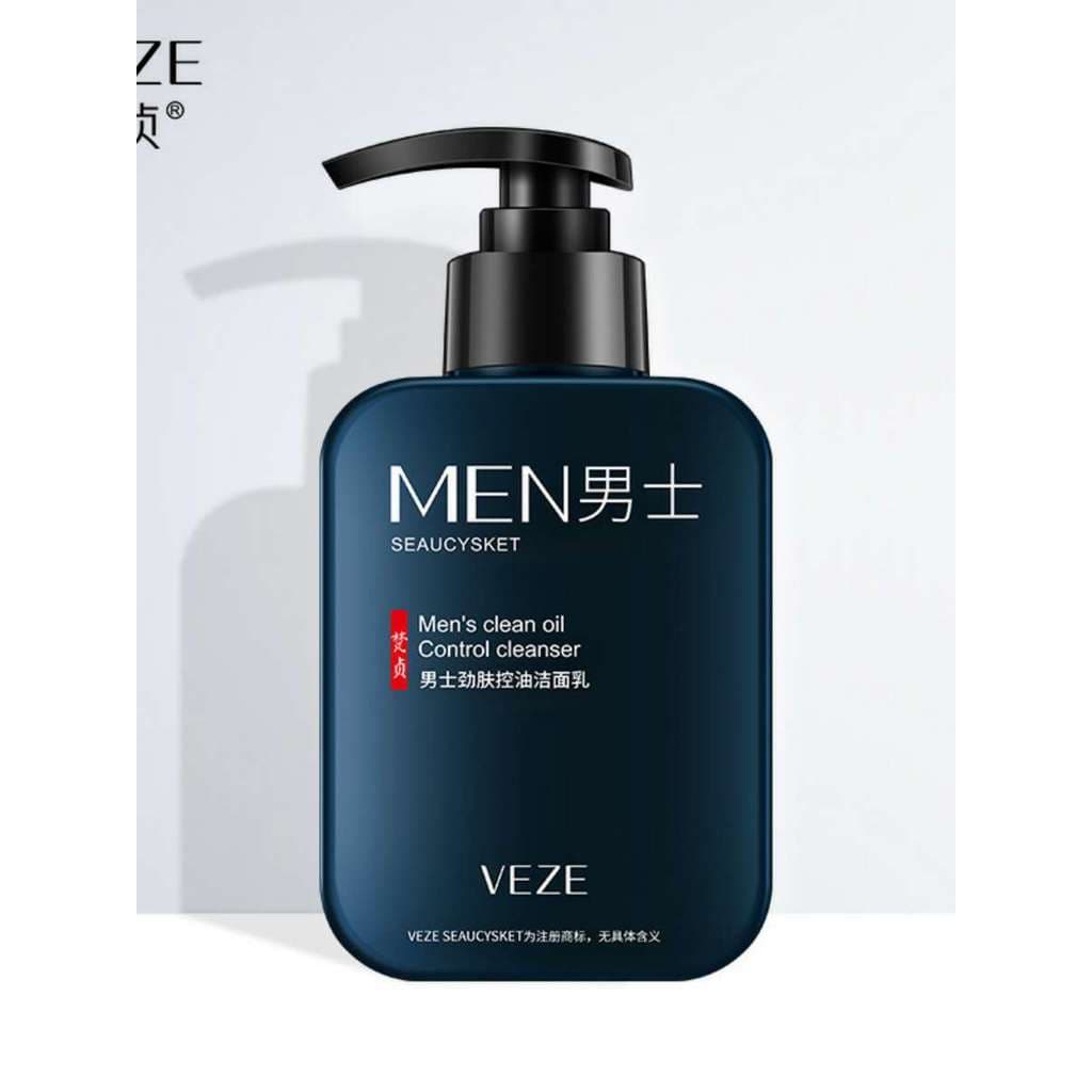 Fanzhen limpador de pele forte masculino, limpeza refrescante, limpeza profunda suave, limpador Facial masculino, carro