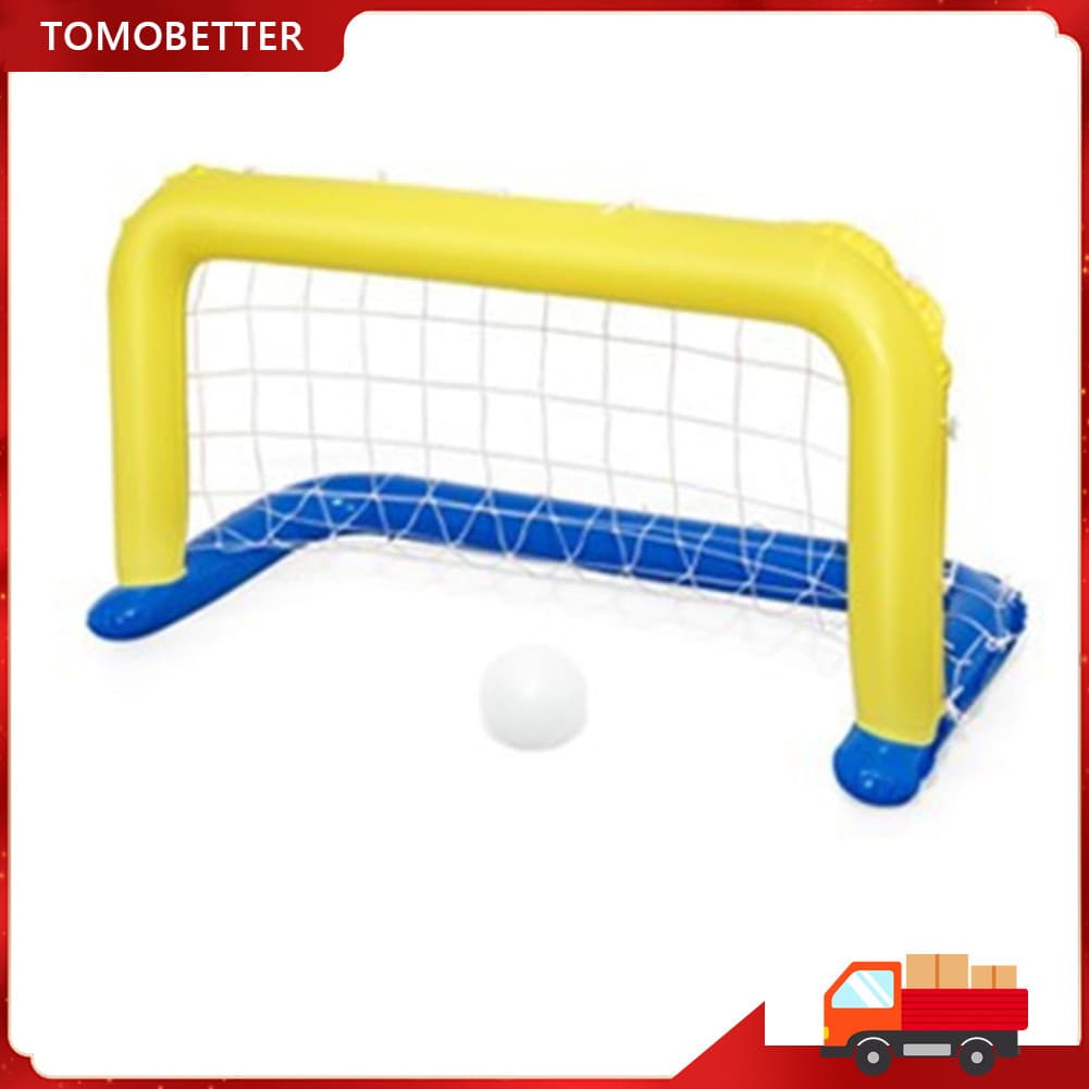 tomobetter-BR-SIP Conjunto de vôlei de piscina inflável com aros de rede, jogos portáteis seguros e espessos 52123
