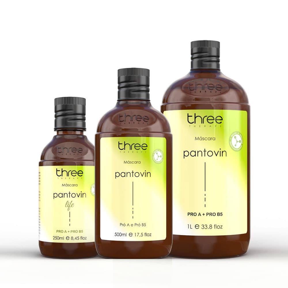 Máscara Capilar Pantovin Tradicional Three Therapy Nutrição Fortalecimento e Crescimento