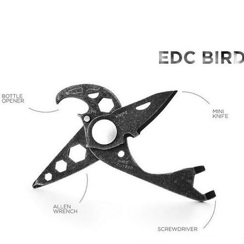 Aço inoxidável Feiyan Gadget Precisão Chong Combinação Multifuncional EDC Chave de Fenda Criativa Faca Fivela Dobrável
