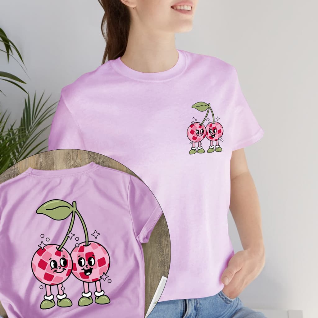 Camisa Camiseta T-Shirt Feminina "Cherry"