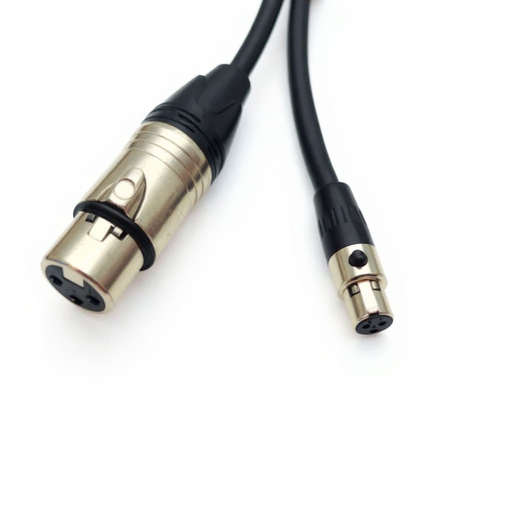 Cabo Mini XLR Fêmea x XLR Fêmea 2m Mesa de Som