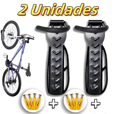 Suportes de Parede para Bicicleta — Ganchos Resistentes para Pendurar Bike