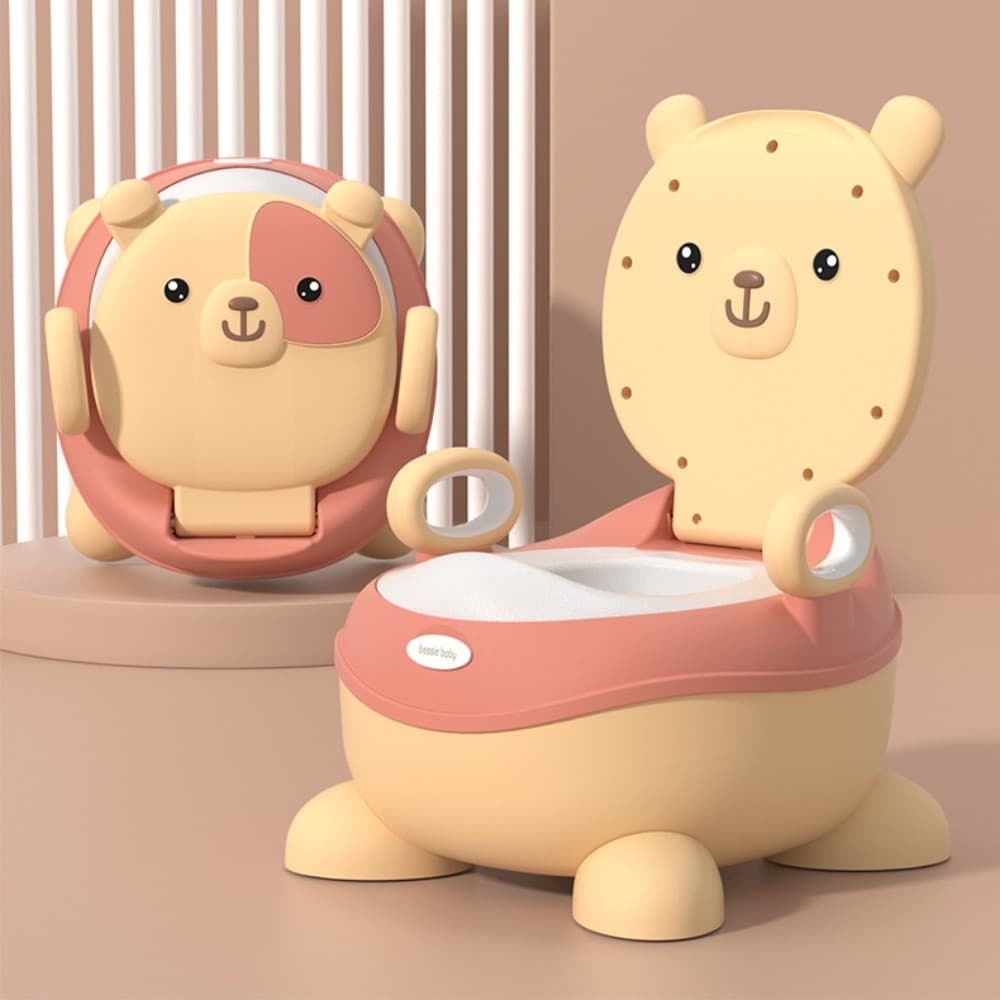 Penico Troninho Desfralde Infantil Ursinho Marrom Deend