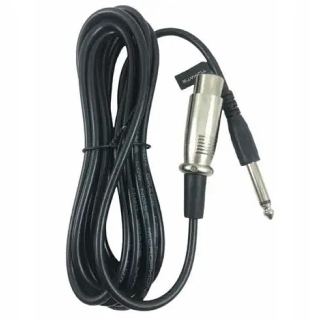 Cabo P10 + XLR Para Microfones 3 metros