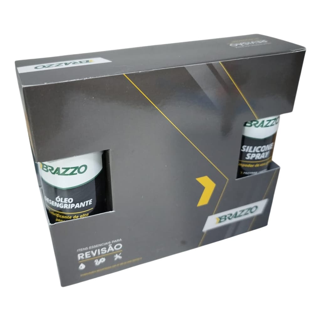 Kit Revisão Brazzo - Silicone - Desengripante - Limpa Vidros