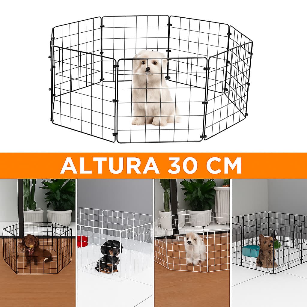 Cercado para cachorro de pequeno porte Cercadinho Pet Móvel