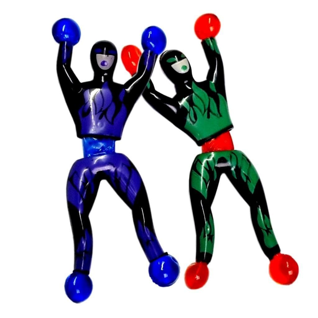 Boneco Super Ninjas Gruda na Parede e Vidro Ninja Meleca Grude Escala Infantil