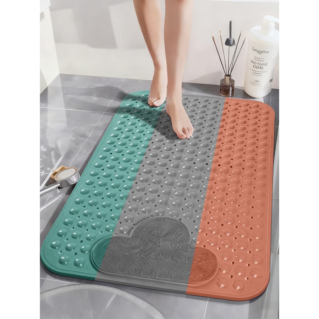 Tapete antiderrapante para banheiro, chuveiro, banheiro, anti-choque, Hotel, proteção ambiental, TPE, massagem, pé