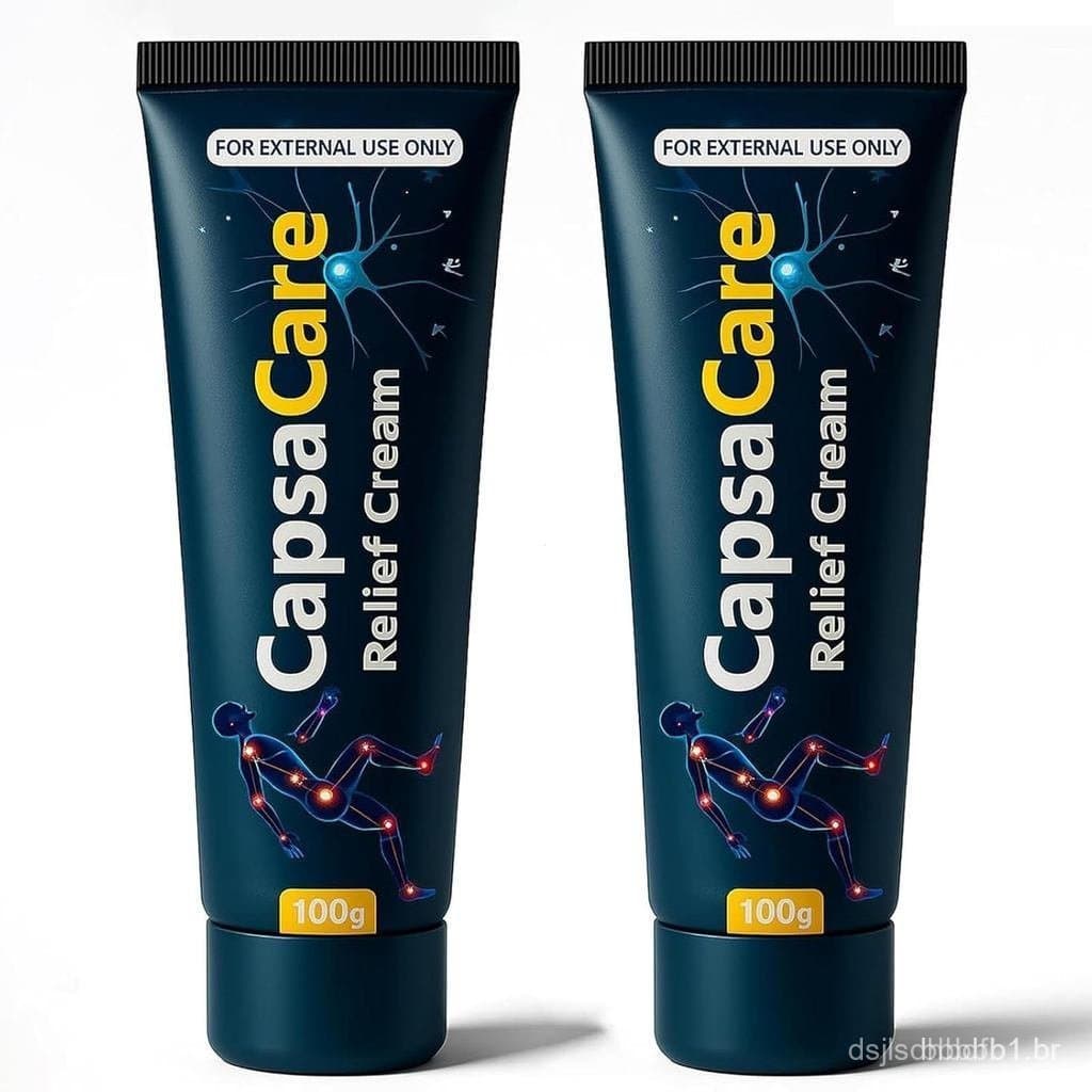 O creme para alívio da neuropatia Capsacare contém capsaicina, óleo de arnica, mentol, MSM e glucosamina, sendo adequado