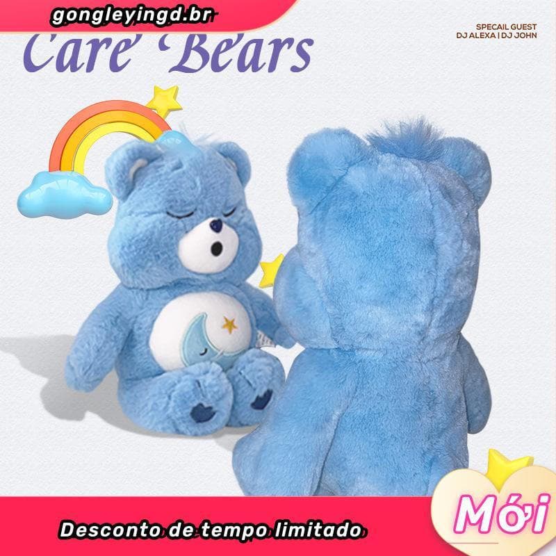 Brinquedos de Pelúcia Care Bears Boneca de Animal de Pelúcia Macia Boneca de Urso Raccoon Coelho Presentes de Aniversári