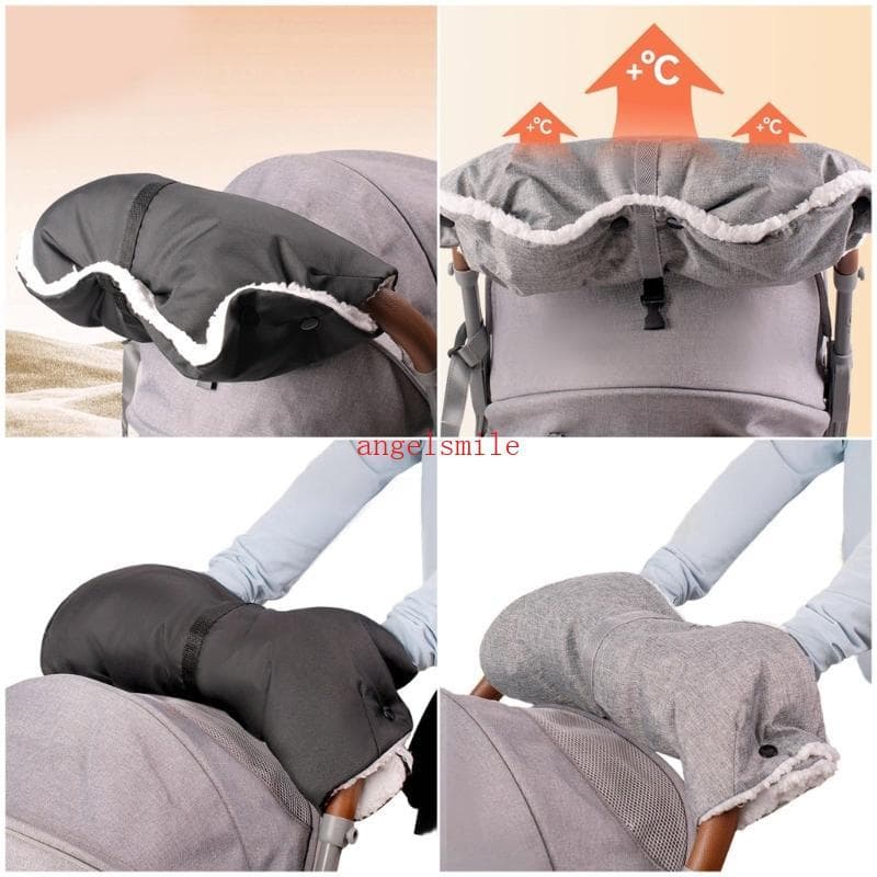 Melhor Grosso Oxford Tecido Carrinhos Forro Flanela Pelúcia Para O Calor Do Inverno À Prova Dwindproof Á