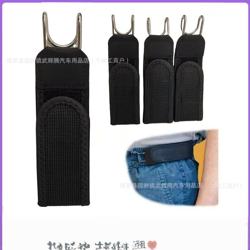 Pronto estoque Casual conveniente ajustável gancho de ferro preguiçoso cinto velcro elástico feminino Universal velcro f