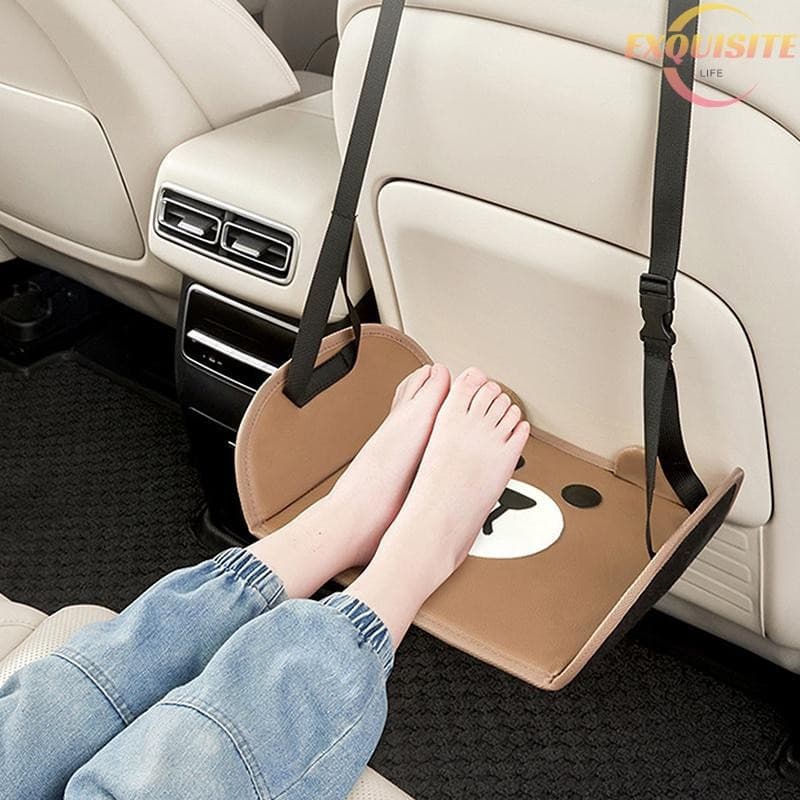 Almofada de Descanso para Viagens de Carro, Suporte Portátil para os Pés, Essenciais para Voos Longos, Suporte Escr