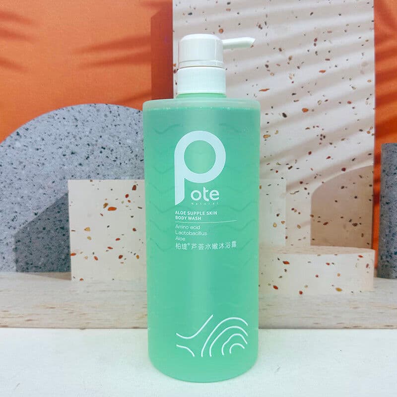 Botty Aloe Vera Hidratante Hidratante Suave Rosa Rosa Firmador Pele Rejuvenescedora Lavagem Corporal Homens Mulheres Pac