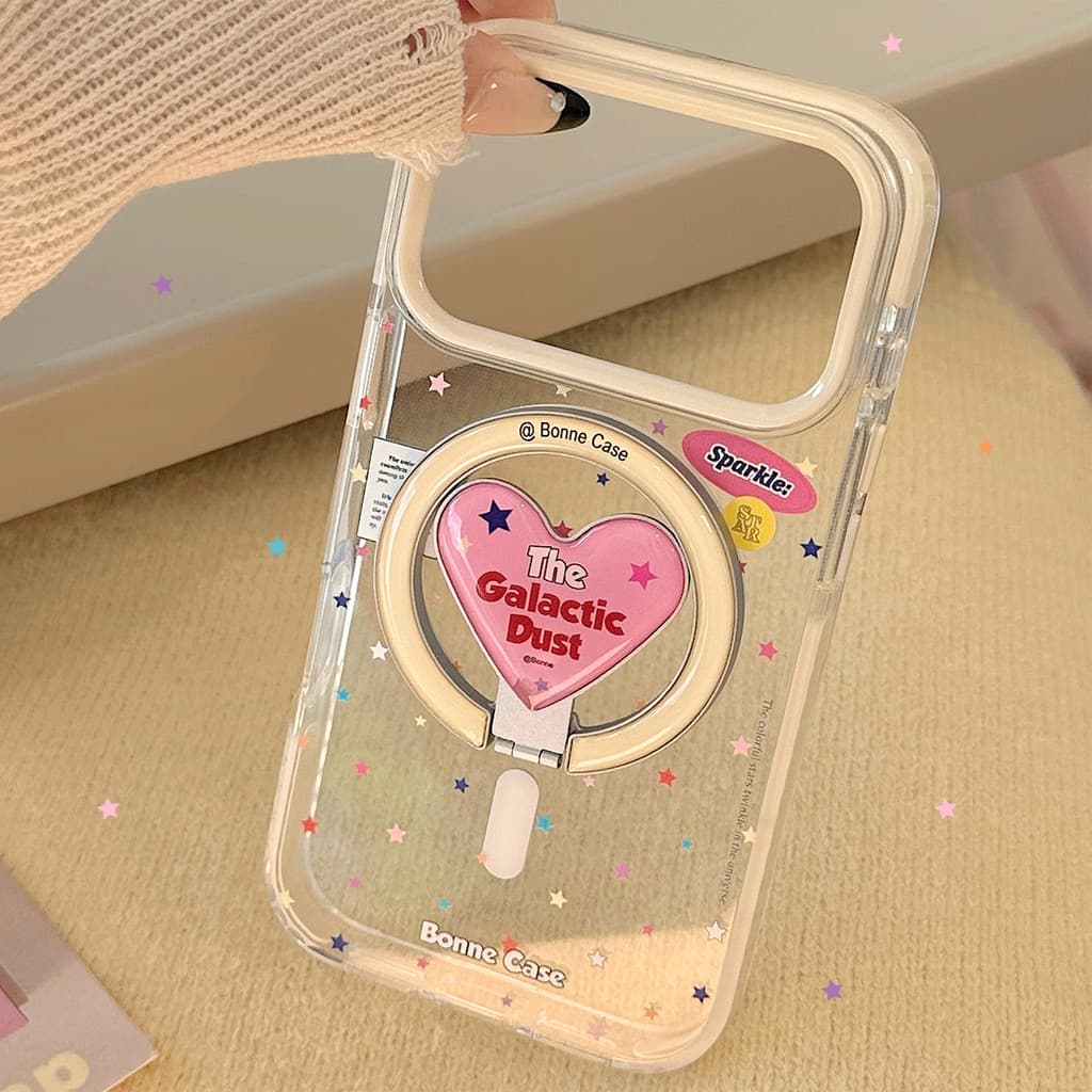 Estrela americana adequada para Apple 17promax Phone Case iPhone16 Love Suporte magnético