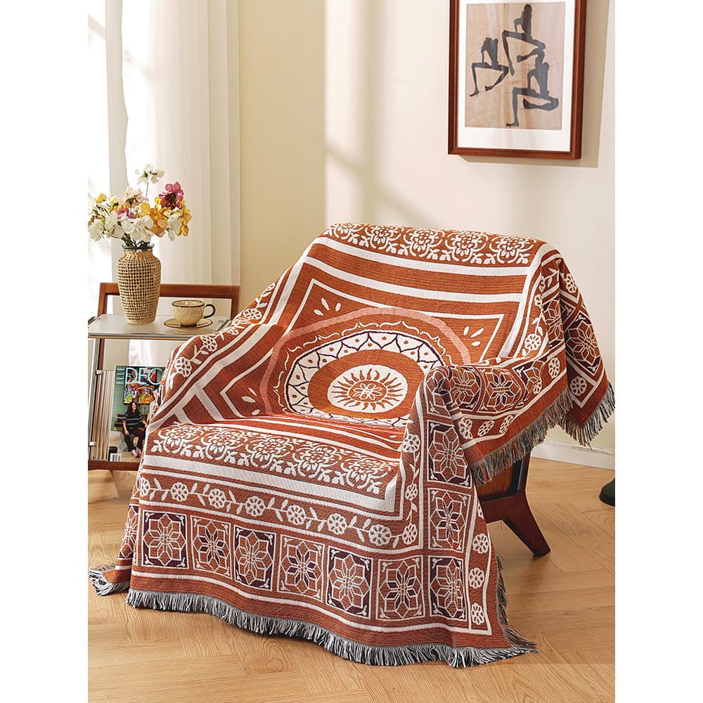 Estilo Retro Sovid único sofá toalha sofá cobertor toalha de mesa Anti-poeira capa de pano toalha cobertor decorativo pa