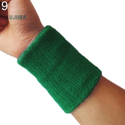 Ujb 1x Esportes Pulso Sweatband Tênis Squash Badminton Ginásio Basquete Pulseira Presente
