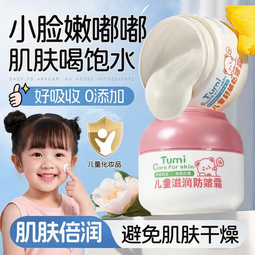 Genuíno Tumi urso crianças hidratante creme Anti-frizz sem aditivos bebê dedicado hidratante Facial o frizz hid