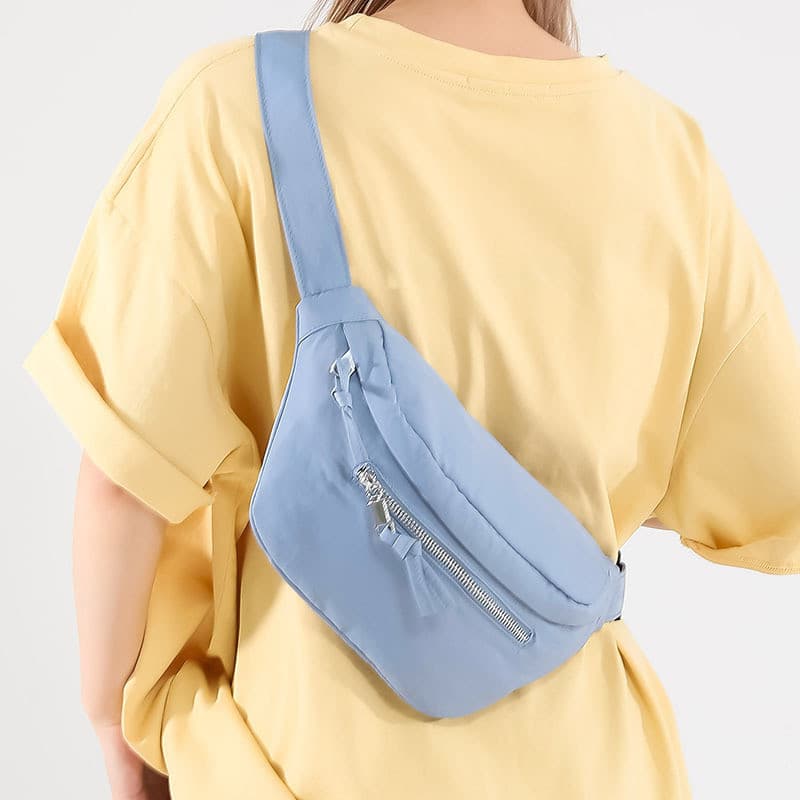 Bolsa de cintura mensageiro feminina na moda ins grande capacidade novo estilo moda Oxford pano bolsa para celular para