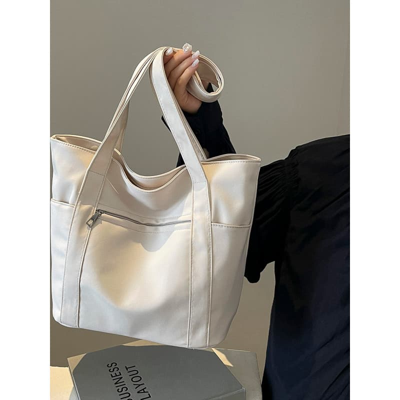 Bolsa de lona de grande capacidade, bolsa de trabalho, passeio de alto valor, estudantes literários combinados, livro