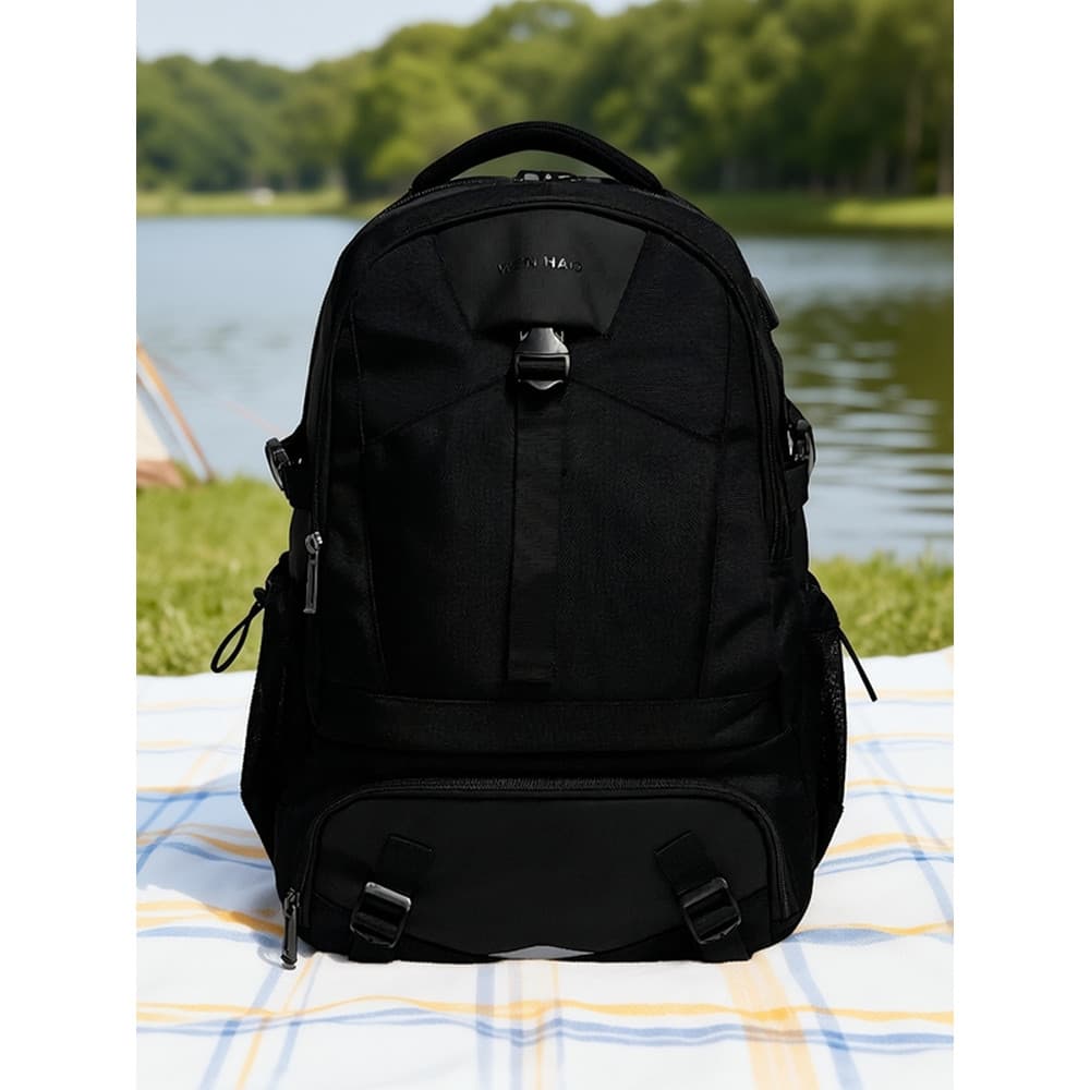 Mochila de viagem de grande capacidade mochila masculina viagem de negócios saco de bagagem masculino cinta sapato armaz
