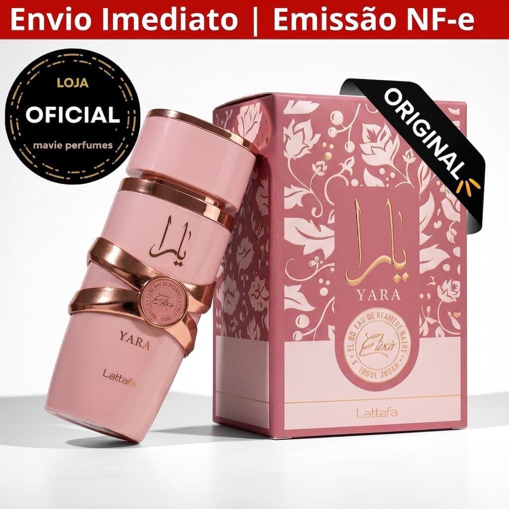 ⚡Frete Grátis Perfume feminino Árabe  Yara Elixir Original Eau de Parfum da Lattafa 100ml