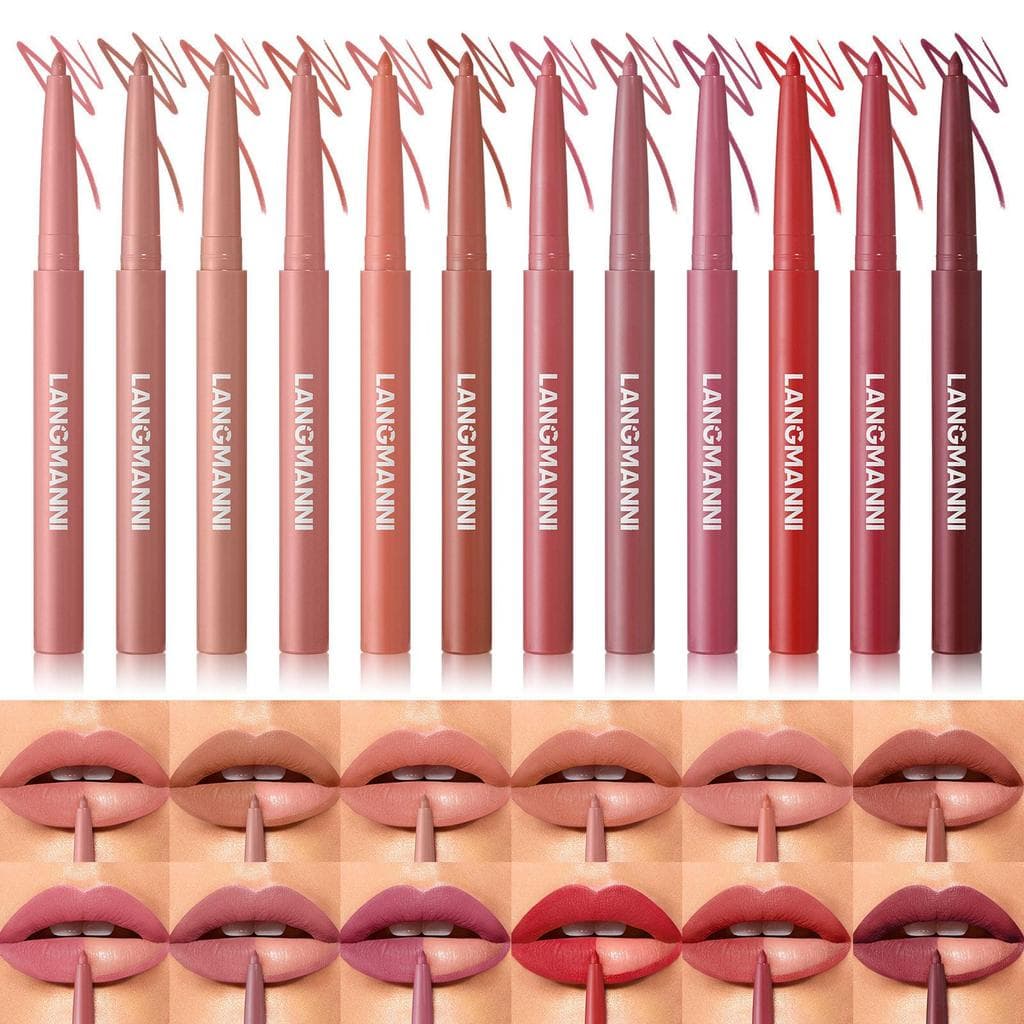 Genuíno novo produto fosco delineador labial europeu americano misturado maquiagem labial Nude marrom batom caneta Toot