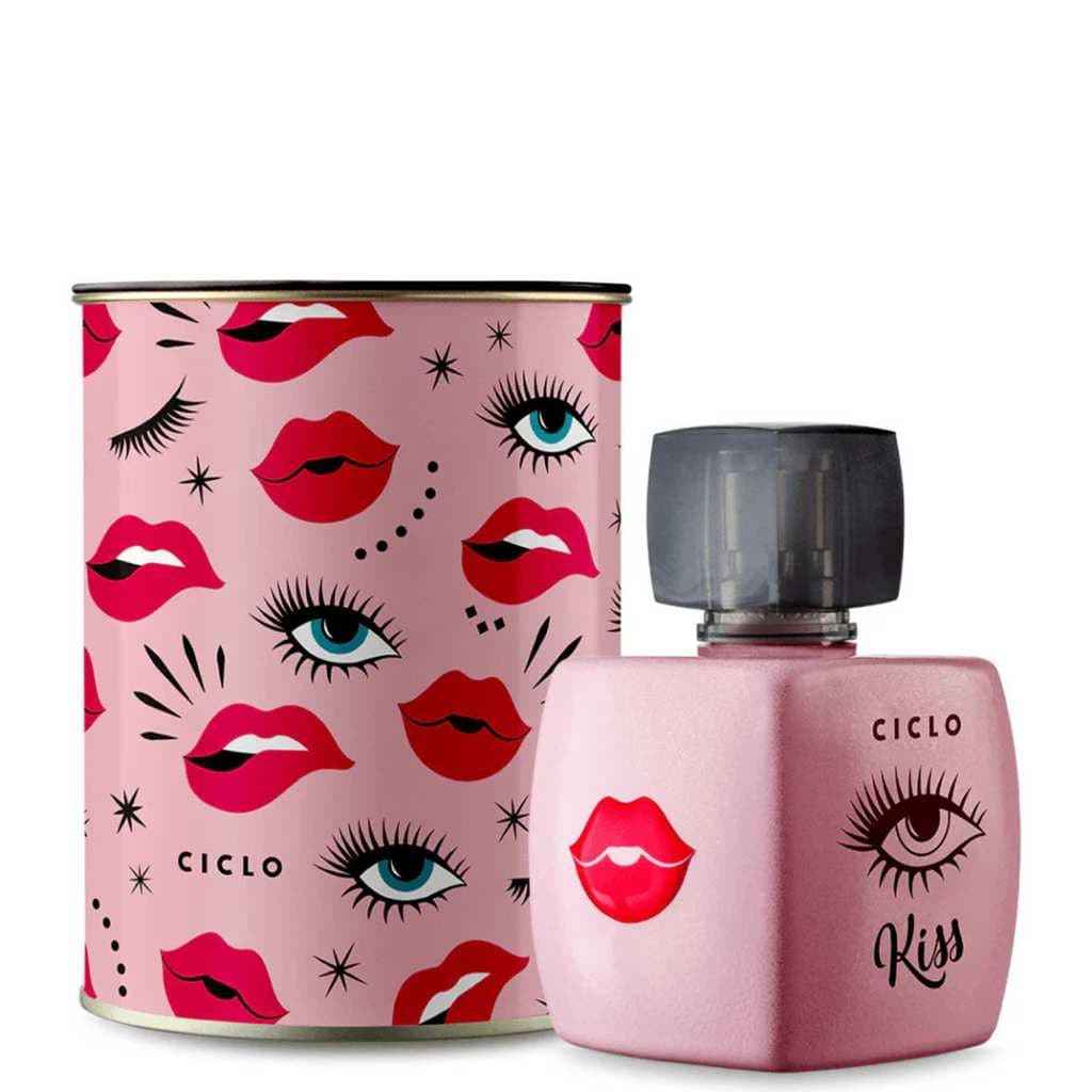 Deo Colônia Kiss Lata 100ml Ciclo Cosméticos