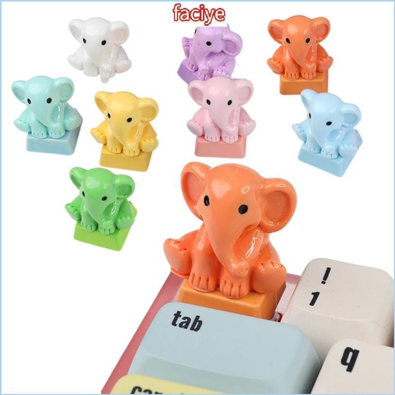 FCY Lovely Keycap 3D Projetando Resina Para Teclados Jogos