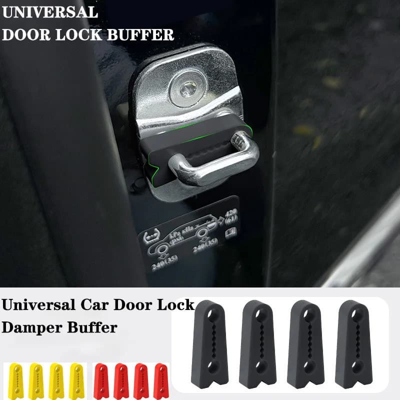 Amortecedor Universal Para Fechadura De Porta De Carro , À Prova De Choque , Almofada Silenciadora Anticolisão
