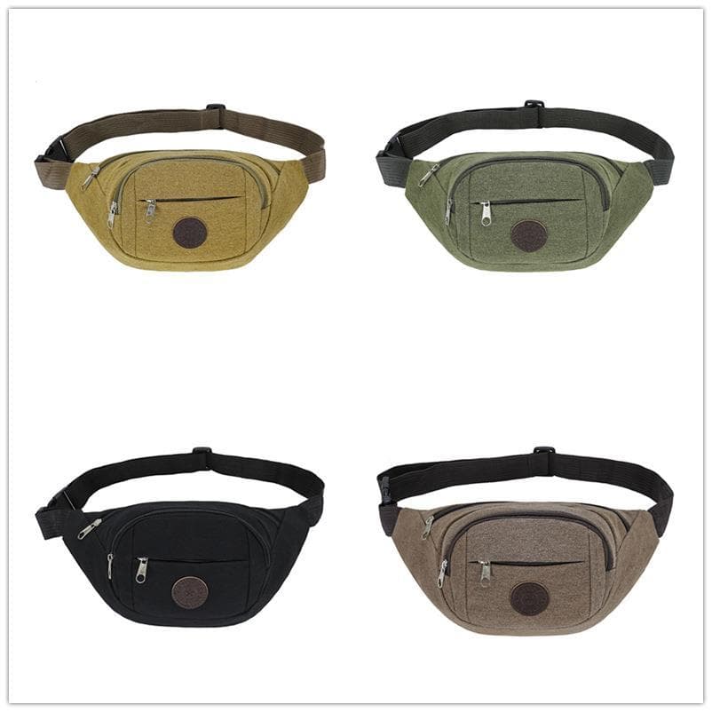 Bolsa de cintura multifuncional masculina, bolsa de ferramentas para local de trabalho, lona, resistente ao desgaste, gr