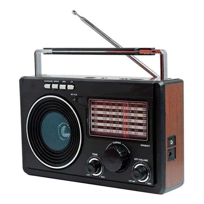 Radio Retro Recarregavel Inova Pen Drive cartão de memoria Am/Fm/Sw/Blu
