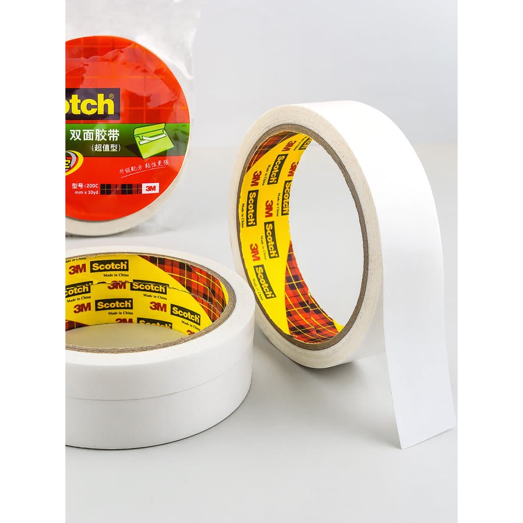 dupla face fita dupla face extra forte fita dupla face 3M Sigao forte dupla face adesivo papel branco fita transparente