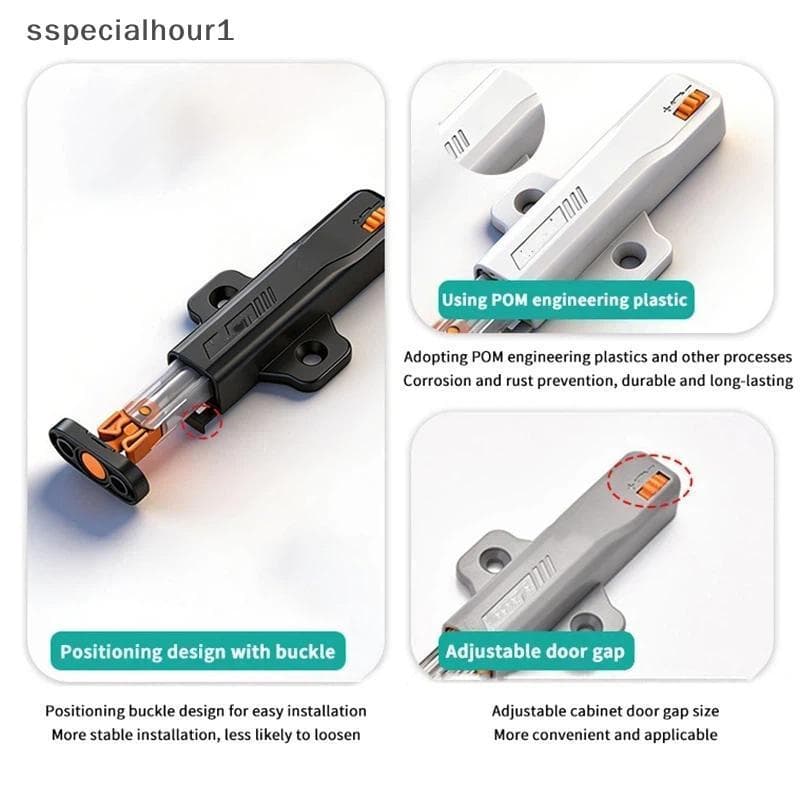PCL Auto Loing Heavy Duty Push Open Trava Forte Aperto Fácil Montagem Para Banheiro Armário Gaveta Móveis Substituição N