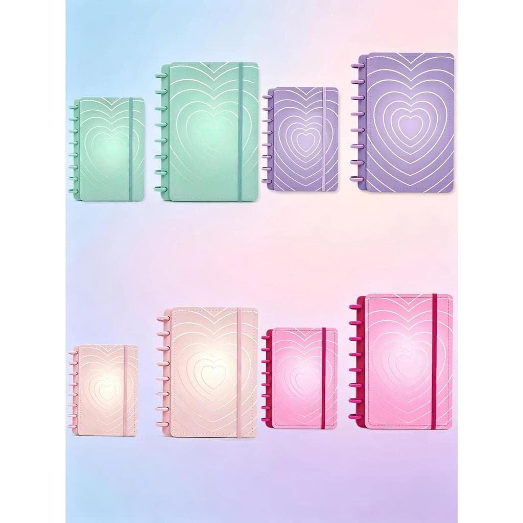 Caderno Inteligente de Couro Liso Capa Dura com 80 Folhas - Perfeito para Organização