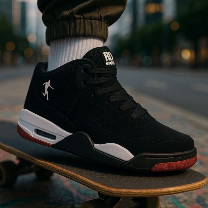 Tenis botinha 4 conforto masculino dia a dia basquete volei