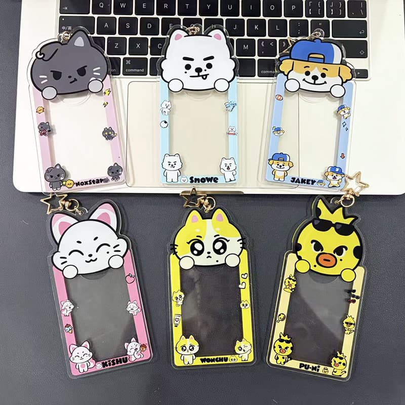 Porta-fotos acrílico fofo do ídolo de Kpop Enhypen, colecionável HAWQ