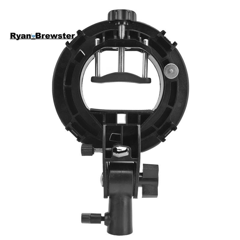 [Preferência R] S Tipo Suporte Para Bowens Mount Holder Speedlite Flash Snoot Softbox