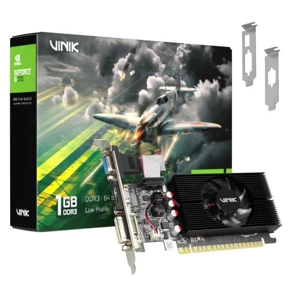 Placa de Vídeo Vinik GeForce G210 1GB DDR3 Low Profile