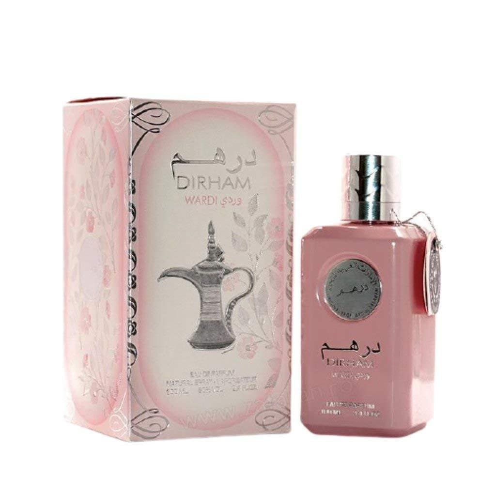 Perfume Feminino Ard al Zaafaran Dirham Wardi, Spray de Perfume, 3,4 onças IUYQ 3UK8