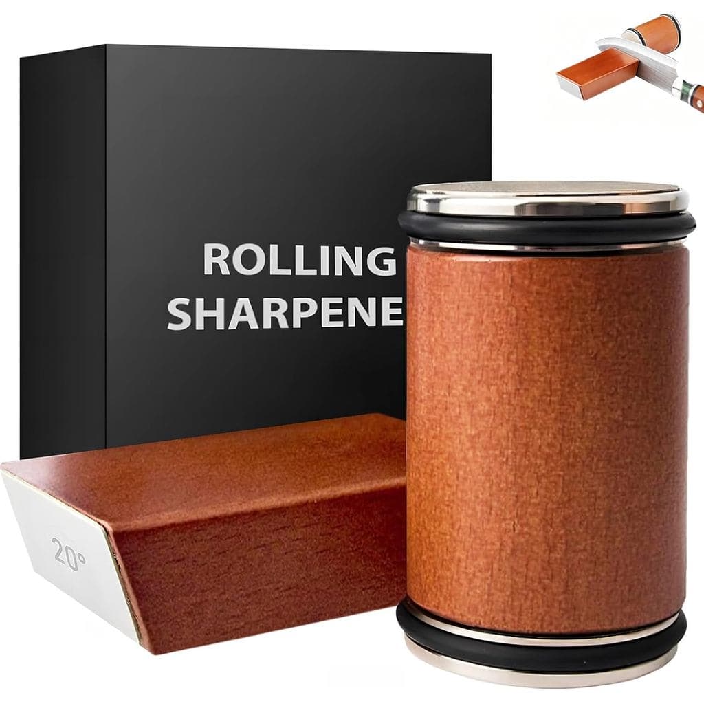 Kit de Afiação de Facas Hob, Ferramenta Afiadora de Facas Hob com Disco de Diamante e Cerâmica, 15 °   e 20 °   Conjunto