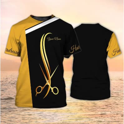 Nova barbearia camiseta barbeiro impressão 3D Street Wear masculino feminino moda camiseta Role-Playing camiseta superio