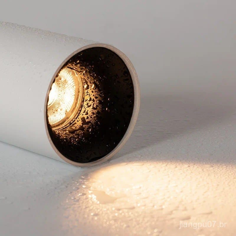 Luminária de Teto LED à Prova d'Água Montada na Superfície IP54 para Banheiro, Varanda, Corredor, Cozinha e Iluminação E