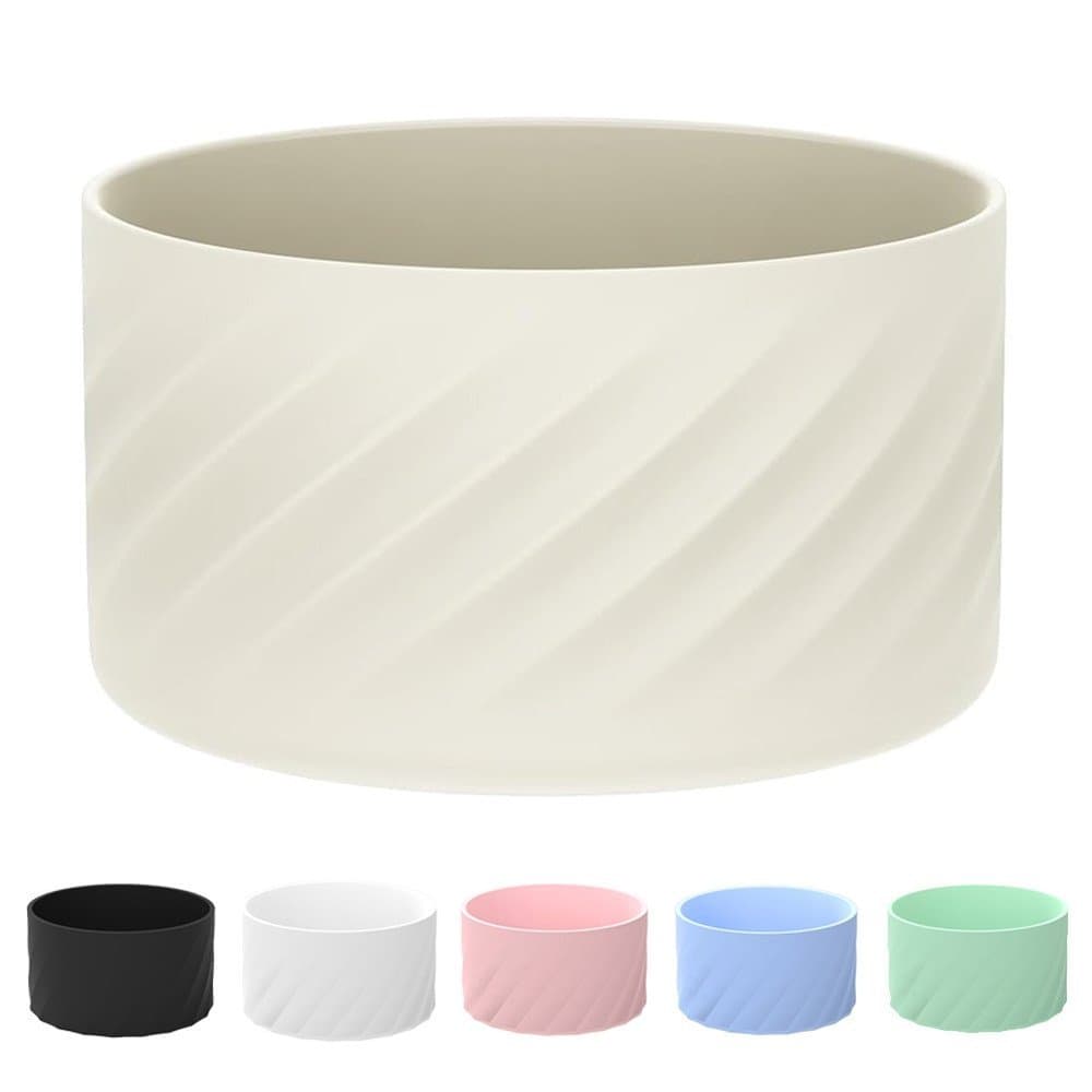Capa Protetora de Silicone para Garrafas/Copos de Água com Diâmetro Inferior de 7,2-7,5cm, Antirruído e Antirrisco, Capa